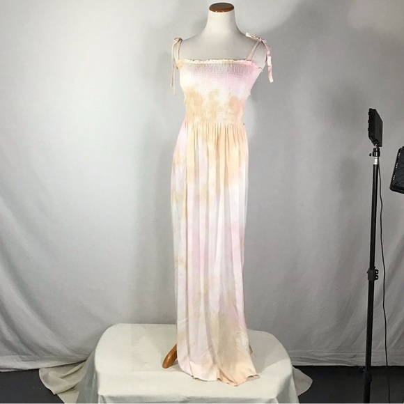 Kiwi and punch strapless maxi dress Tie-dyed NWT - Picture 1 of 4